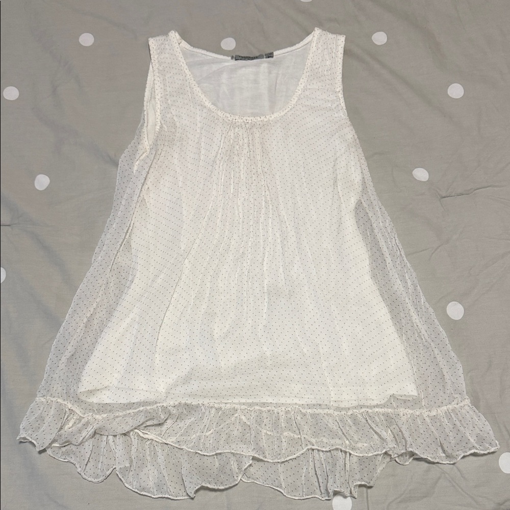 Elegant White Sleeveless Top